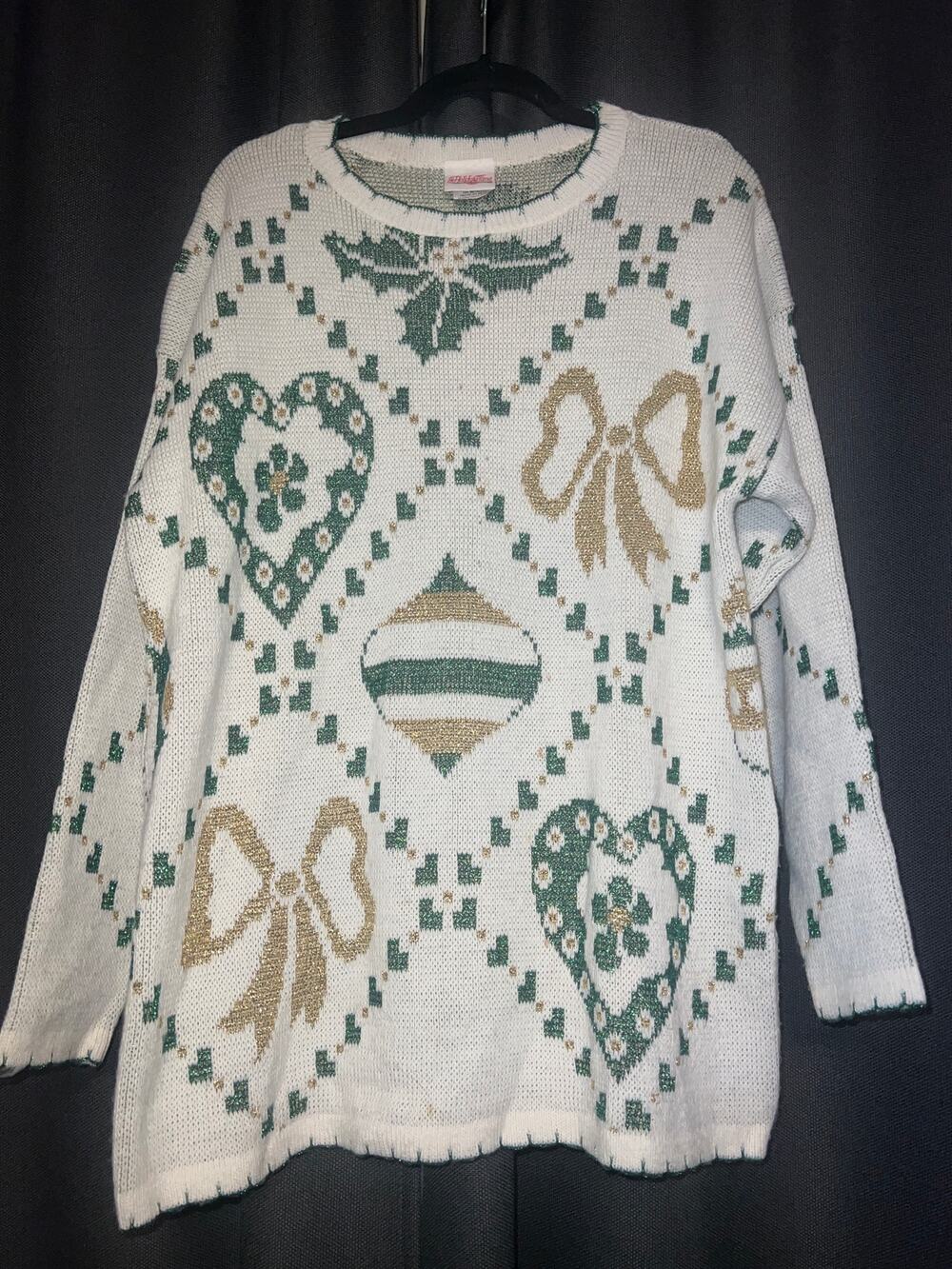 Ugly Christmas Sweater Xmas Size Medium Vintage